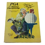 Jack Nicklaus Signed 1975 PGA at Firestone CC Program JSA ALOA