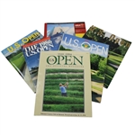 1986, 1989, 1994, 1996, 2002, & 2003 US Open Official Programs