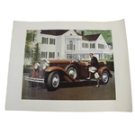 Walter Hagen with His Roadster Maryann Lasher Poster