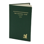 1972 The Country Club at Brookline Hard Cover Club Year Book