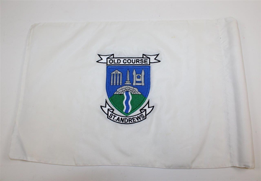 Old Course St. Andrews Embroidered Crest Logo Flag