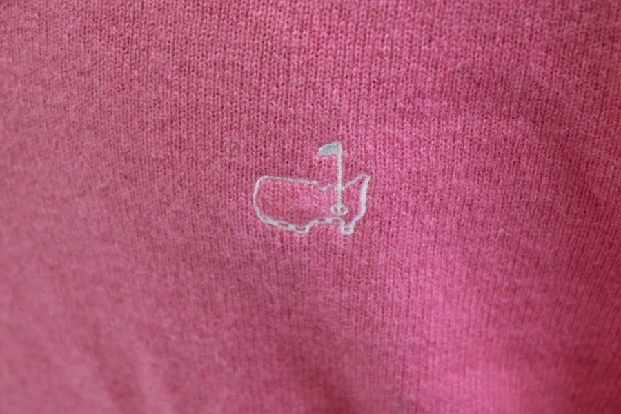 Masters Tournament Pink 'Clubhouse Collection' V-Neck Sweater - Size XXL