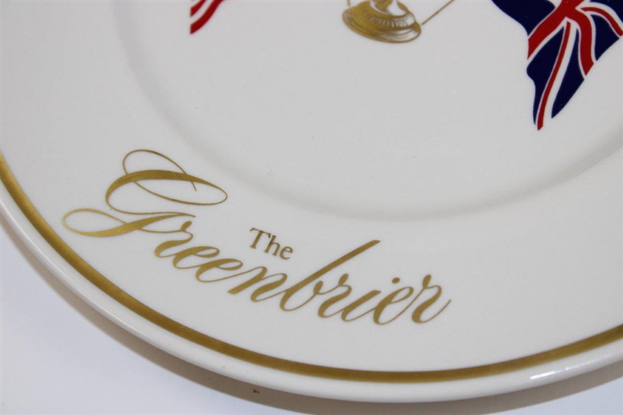 International Ryder Cup Matches at The Greenbrier Plate