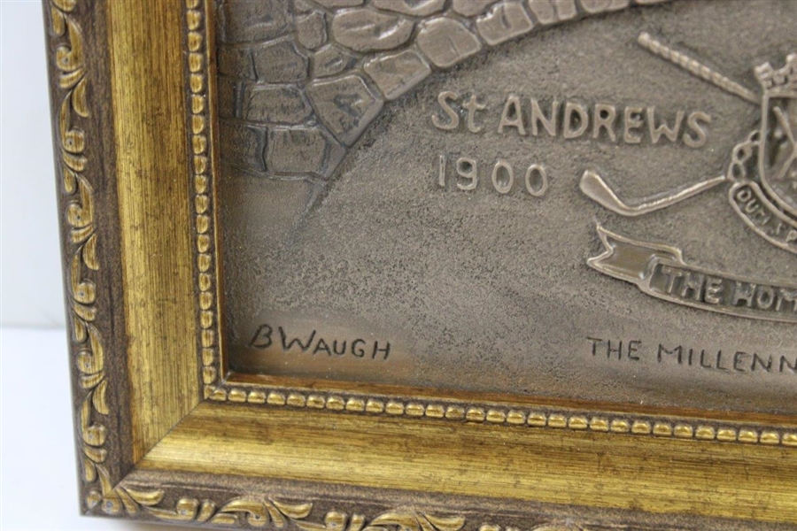 St Andrews 'Home of Golf' Millennium Ed 1/100 Artist Proof Resin Gold Leaf by Bill Waugh