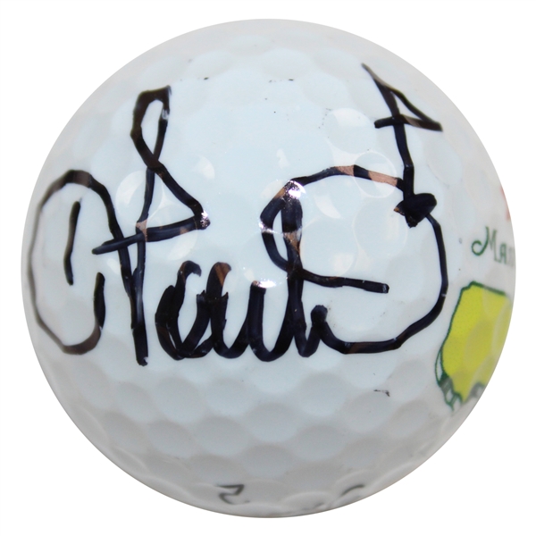 Ian Poulter Signed Masters Logo Golf Ball JSA #AC31346