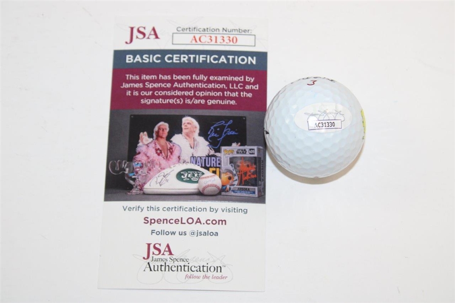 Xander Schaufele Signed Masters Logo Golf Ball JSA #AC31330