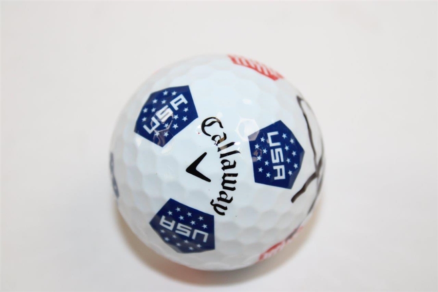 Xander Schauffle Signed Callaway USA Soccer Logo Golf Ball JSA ALOA