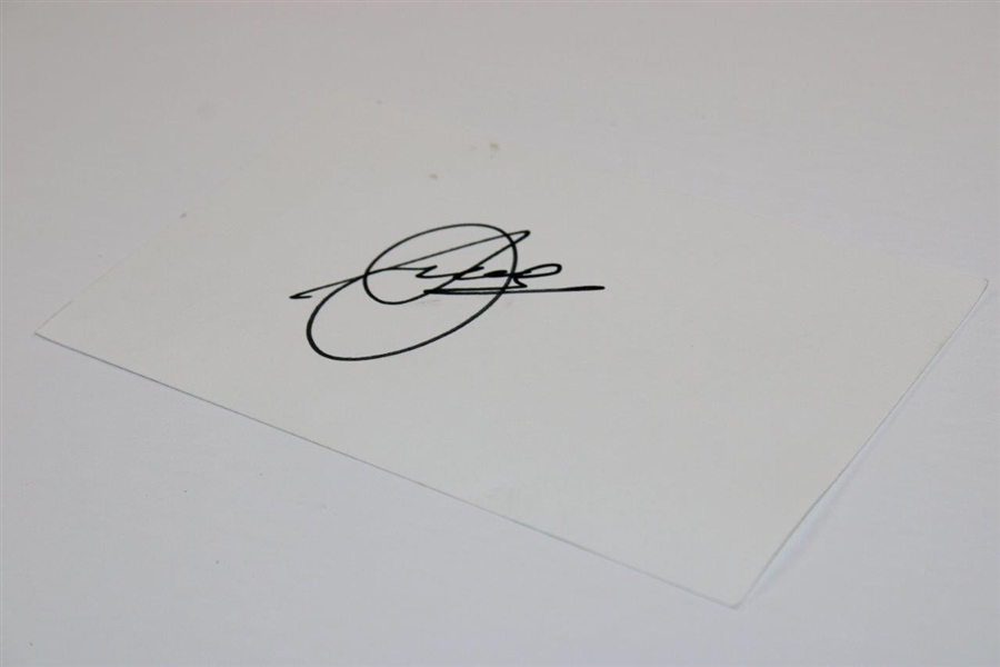 Seve Ballesteros Signed Post Card JSA ALOA