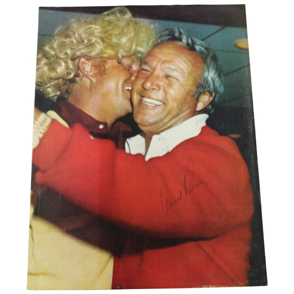 Arnold Palmer Signed Embrace wih Jack Nicklaus Magazine Page JSA ALOA