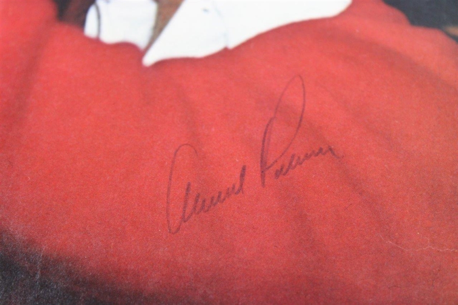 Arnold Palmer Signed Embrace wih Jack Nicklaus Magazine Page JSA ALOA