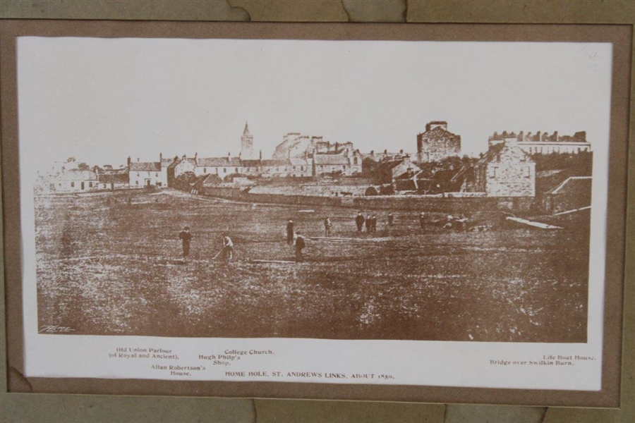 19th Century Framed Photo Print - Titled Home Hole, St. Andrews Links, About 1850