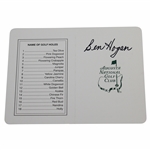 Ben Hogan Signed Augusta National Golf Club Scorecard JSA #Z19007