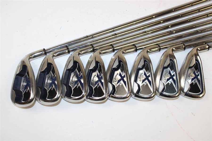 Gary Player's Personal Used Callaway X-20 3-9 Irons Plus Pitching Wedge