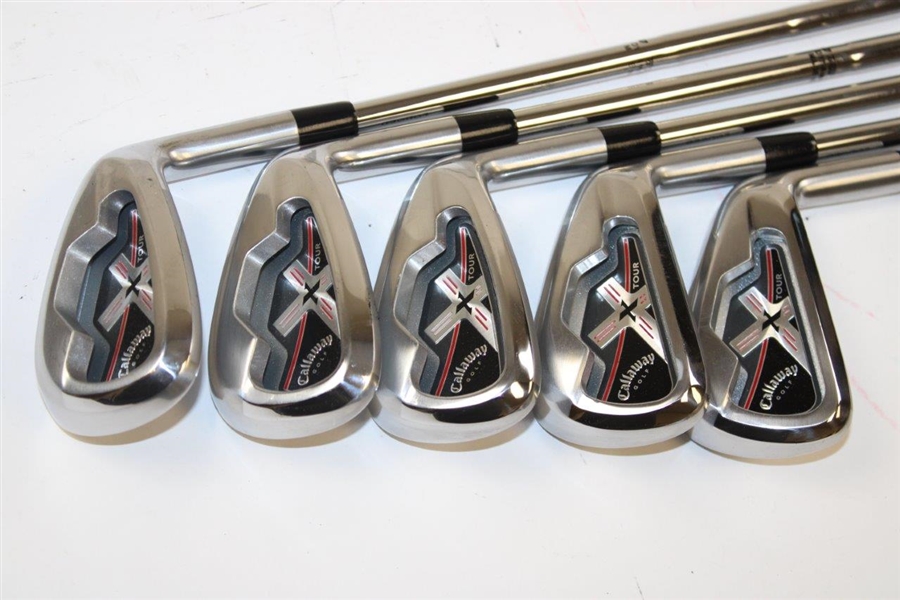 Gary Player's Personal Used Callaway X-Tour Forged 6-9 Irons Plus Pitching Wedge