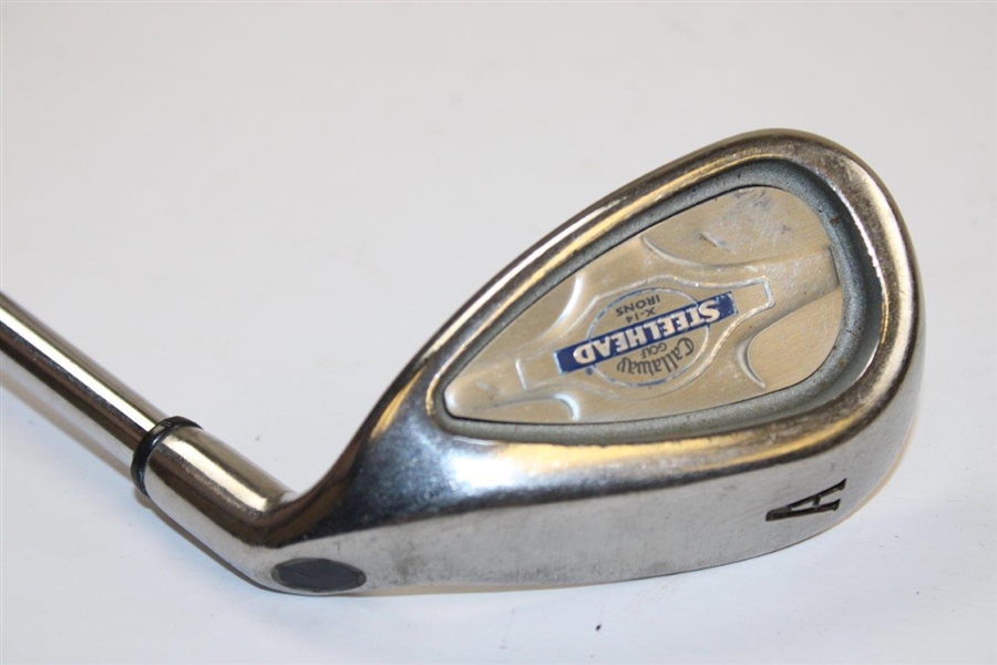 Gary Player's Personal Used Callaway Golf Steelhead X-14 'A' Iron/Wedge
