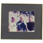 Gary Players Personal Big 3 Palmer, Nicklaus, & Player Signed Photo - Framed JSA ALOA
