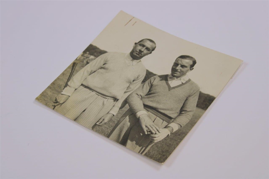 Henry Cotton with Walter Hagen Original 1933 Photo - Henry Cotton Collection