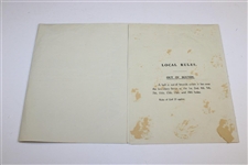 1948 The Amateur Golf Championship At Royal St. George's Bracket/Pairings Sheet - Filled Out