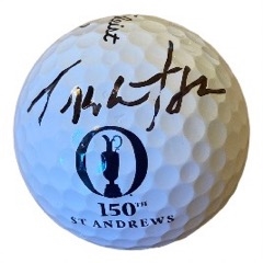 Tom Watson Signed 2022 150th Open at St Andrews Titleist Logo Golf Ball