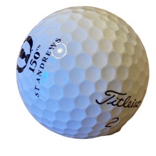 Tom Watson Signed 2022 150th Open at St Andrews Titleist Logo Golf Ball