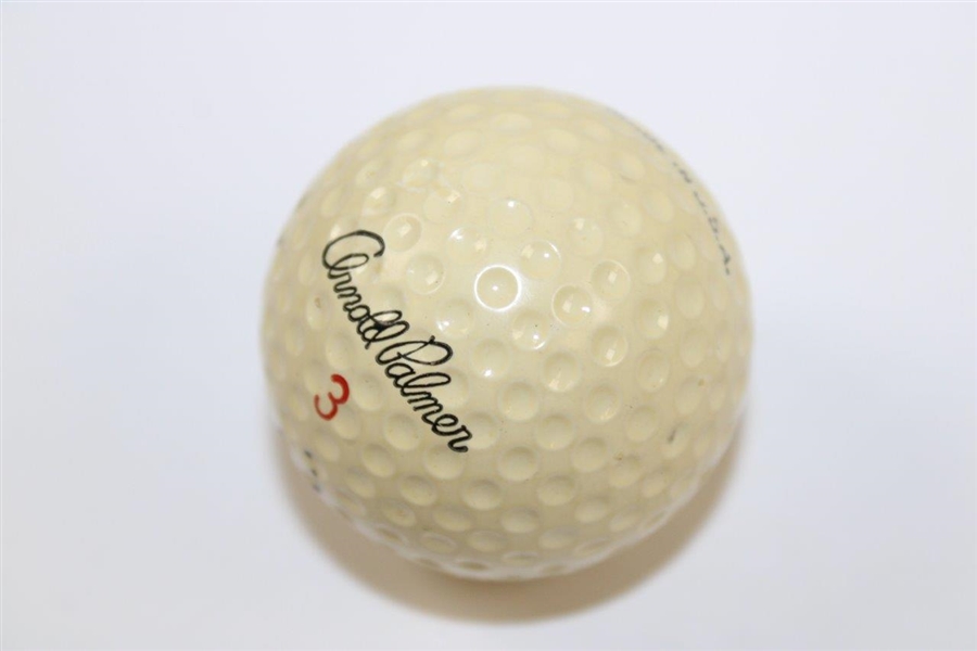 Arnold Palmer Signed Personal Logo 'Arnold Palmer 3' Golf Ball JSA ALOA