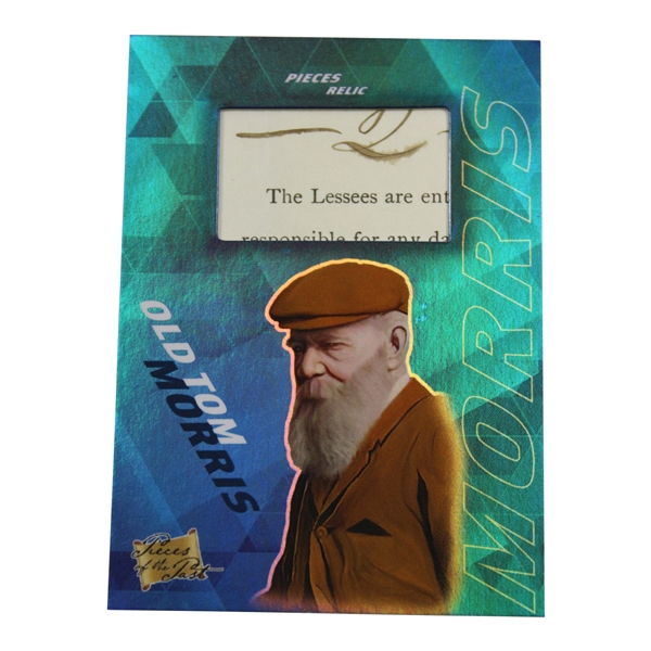 Old Tom Morris “Pieces of the Past” Relic Card