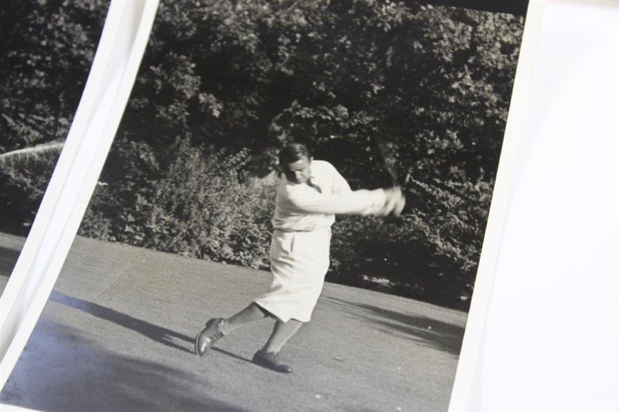 Gene Sarazen Swing Sequence Photos Used in Book by Alex Morrison