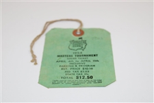 1954 Masters Tournament SERIES Badge Sam Snead Winner #2583