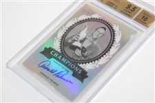 Arnold Palmer Signed 2011 Leaf Golf Metal Champions /25 Card Graded PSA 9.5/10 Signature