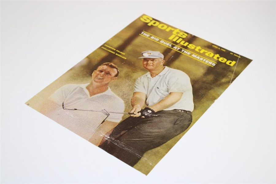 Arnold Palmer and Jack Nicklaus Signed 1965 Sports Illustrated Cover Only - April 5th JSA ALOA