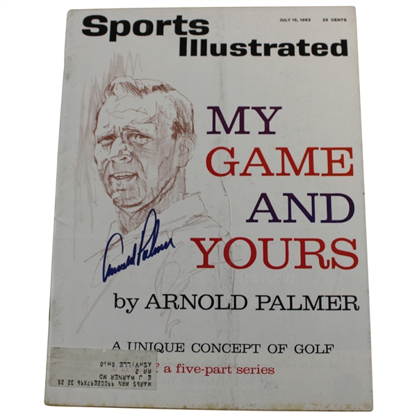Arnold Palmer Signed 1963 Sports Illustrated 'My Game and Yours' July 18th JSA ALOA