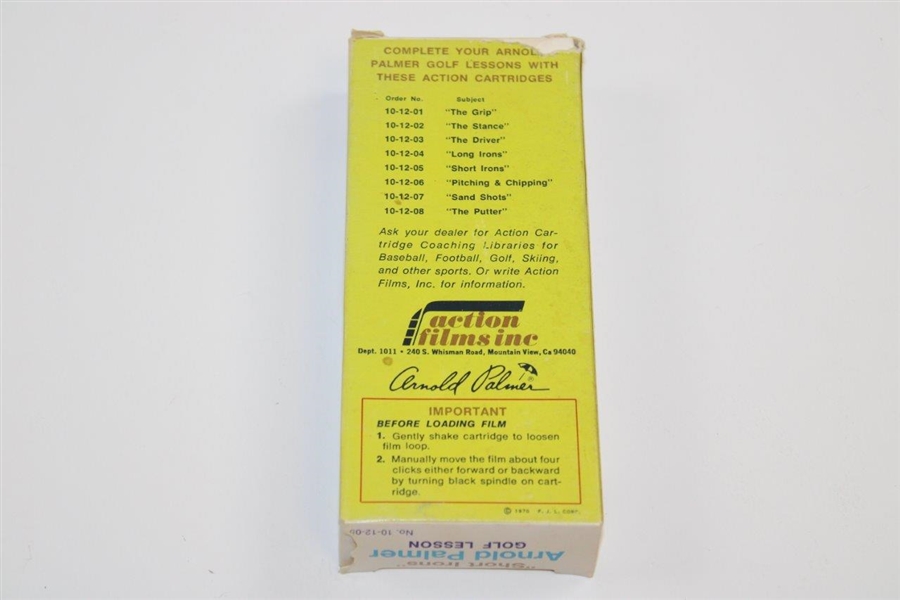 Classic 1970 Arnold Palmer Golf Lesson Short Irons Action Cartridge in Box