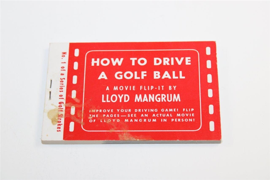 Lloyd Mangum 'How To Drive A Golf Ball' Flipbook