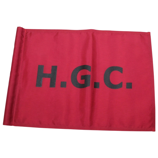 Huntercombe Golf Club Red Course Flown Flag with Scorecard
