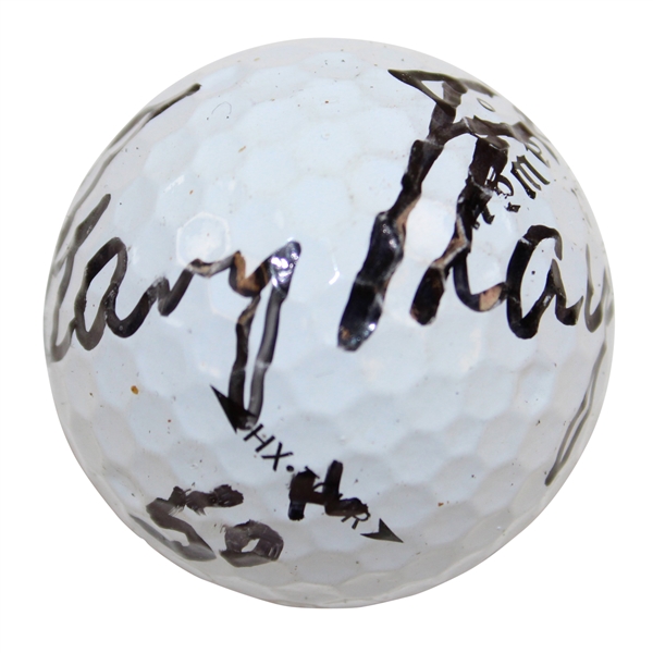 Gary Player Signed 50th Wedding Ann. Shooting 69 at 71 Yrs Old Golf Ball with Inscription & COA JSA ALOA