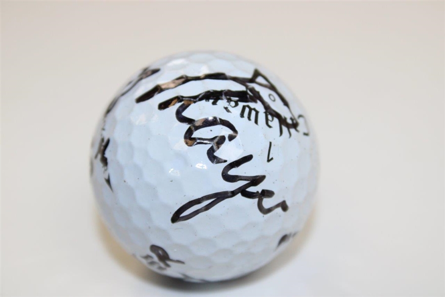 Gary Player Signed 50th Wedding Ann. Shooting 69 at 71 Yrs Old Golf Ball with Inscription & COA JSA ALOA