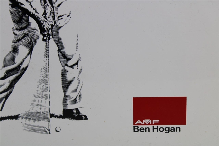 Ben Hogan AMF Plastic Advertising Piece for Woods & Irons