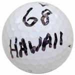 Gary Player Shoots Age in Hawaii Golf Ball with Letter