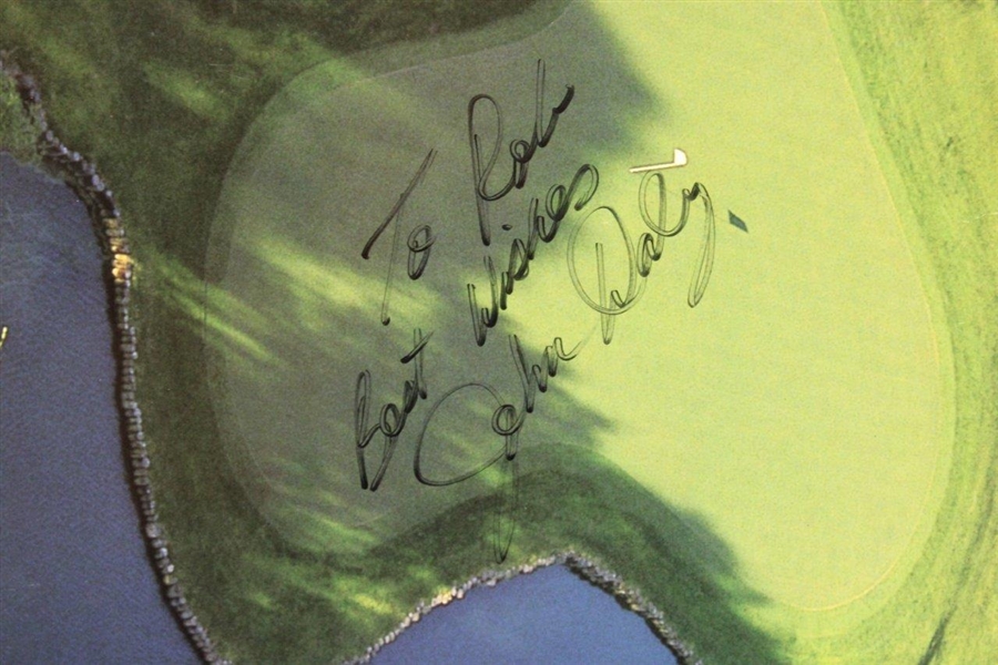 John Daly Signed 1991 PGA Championship at Crooked Stick Poster JSA ALOA