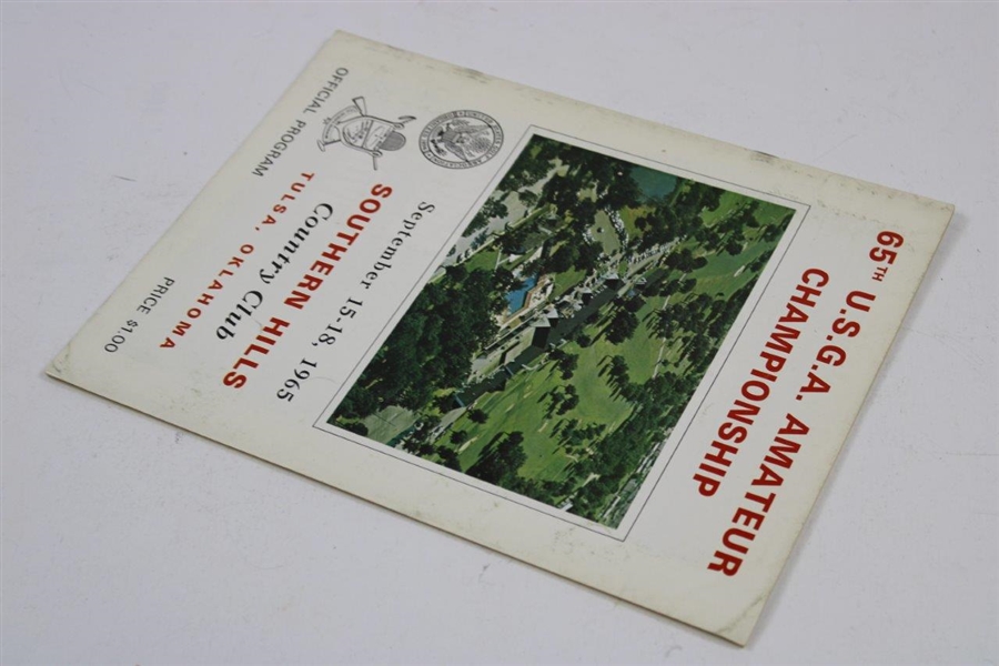 1965 USGA Amateur Championship at Southern Hills CC official Program