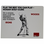 Ben Hogan AMF Play The Best You Can Play - Hogan Golf Clubs Sign