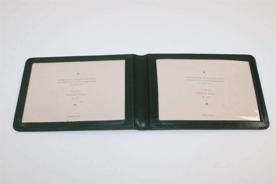 Augusta National Members Leather Picture Frame Fold Out