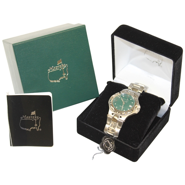 Masters Tournament Undated Stainless Steel Watch In Box- Brand New