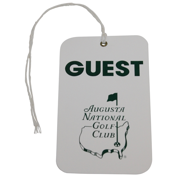 Augusta National Guest Tag -Unused With String