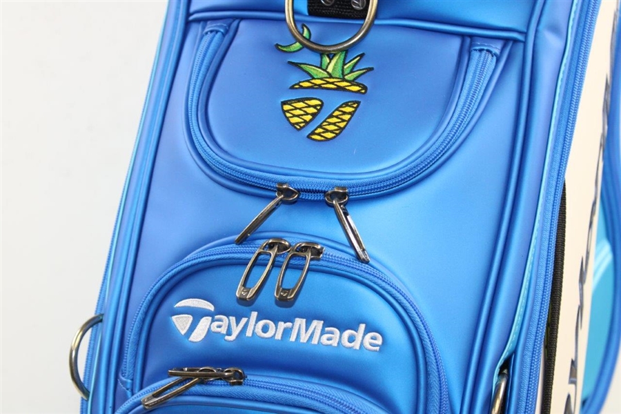 Collin Morikawa Signed Unused TaylorMade 'Carolina Gold' Full Size Golf Bag JSA ALOA