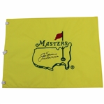 Jack Nicklaus Signed Undated Masters Embroidered Flag With Years Won JSA ALOA