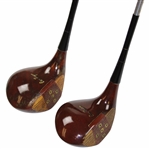 Circa 1939 MacGregor Ben Hogan Signature Driver & 3-Wood 