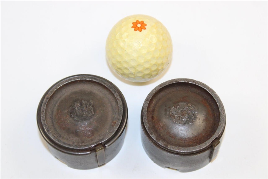 Circa 1920's Golf Ball Mold 'WJ1' with 'Royal' Logo Golf Ball