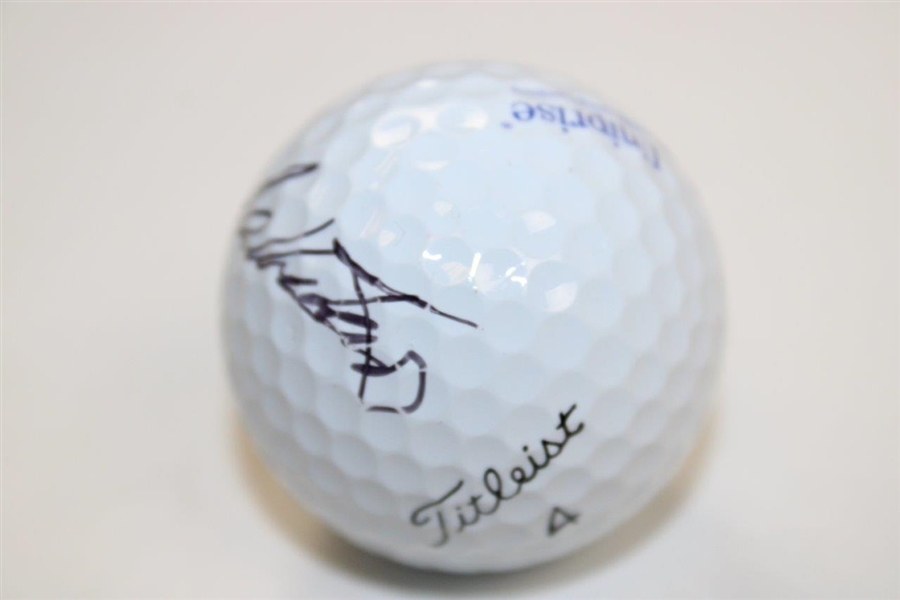 Seve Ballesteros Signed Titleist 4 Uniprise Logo Golf Ball JSA ALOA