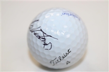 Seve Ballesteros Signed Titleist 4 Uniprise Logo Golf Ball JSA ALOA